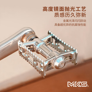 小布大行适用brompton折叠自行车MKS自行车脚踏二代快拆培林脚踏