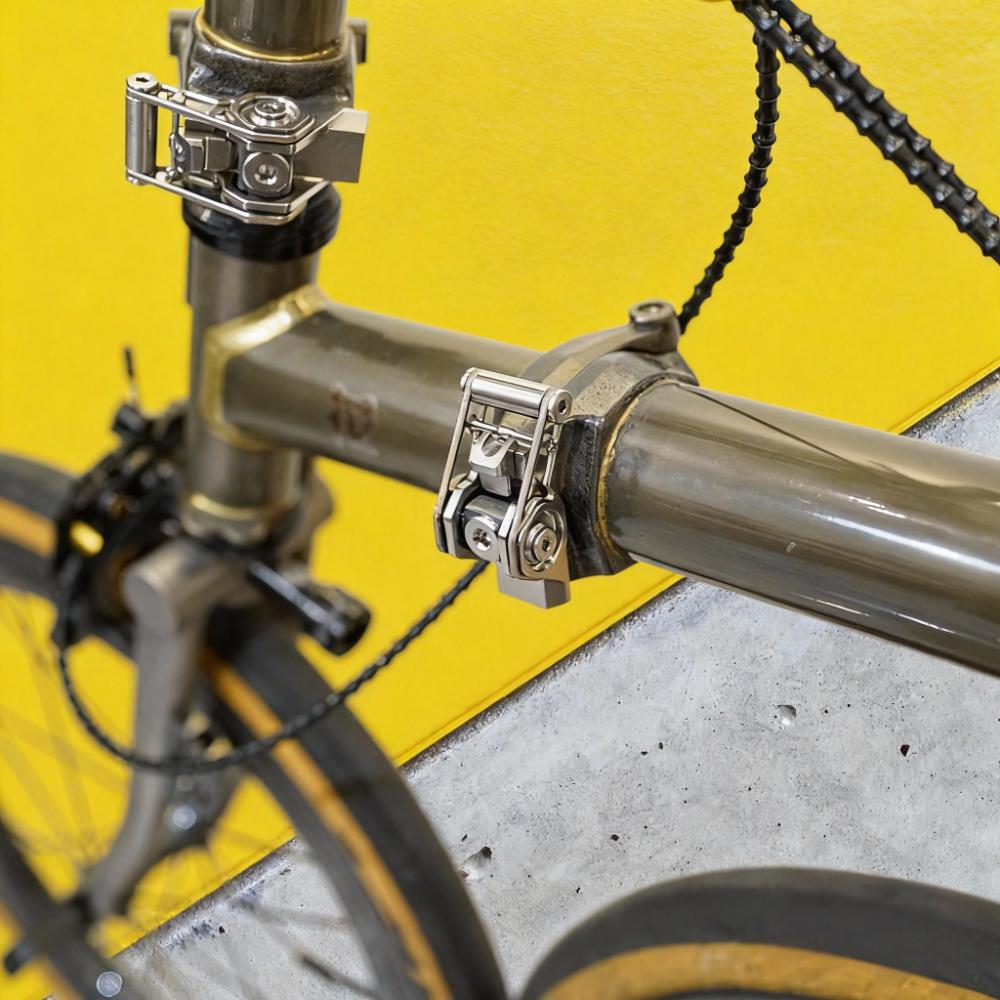 适用于brompton小布配件折叠车旋钮钛合金快拆水龙头Unionjack