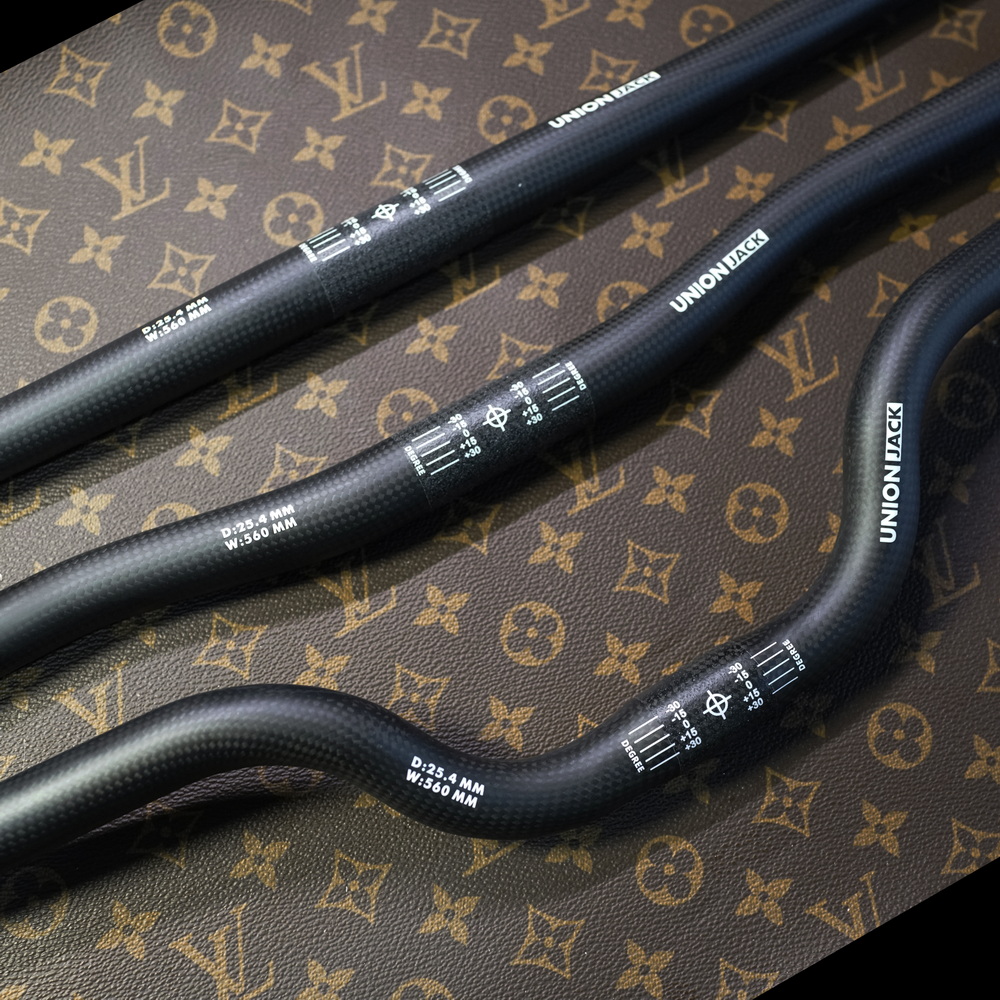 适用于brompton小布折叠自行车配件改装碳纤维车把560mm轻量化