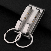 2026年新款 皮带腰挂简约耐用大弹力耐磨抗造 钥匙扣挂饰男士