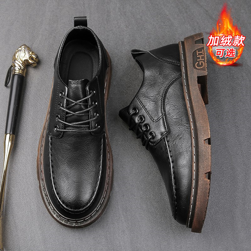 男鞋加绒保暖棉鞋马丁靴