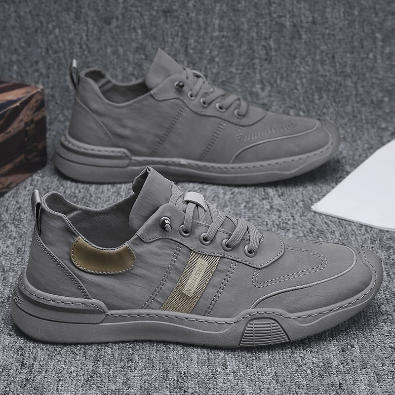 夏季透气薄款老北京布鞋男2025年新款一脚蹬懒人冰丝男鞋休闲潮鞋,流行男鞋,布鞋,淘宝优惠券,粉丝福利购,淘宝优惠卷