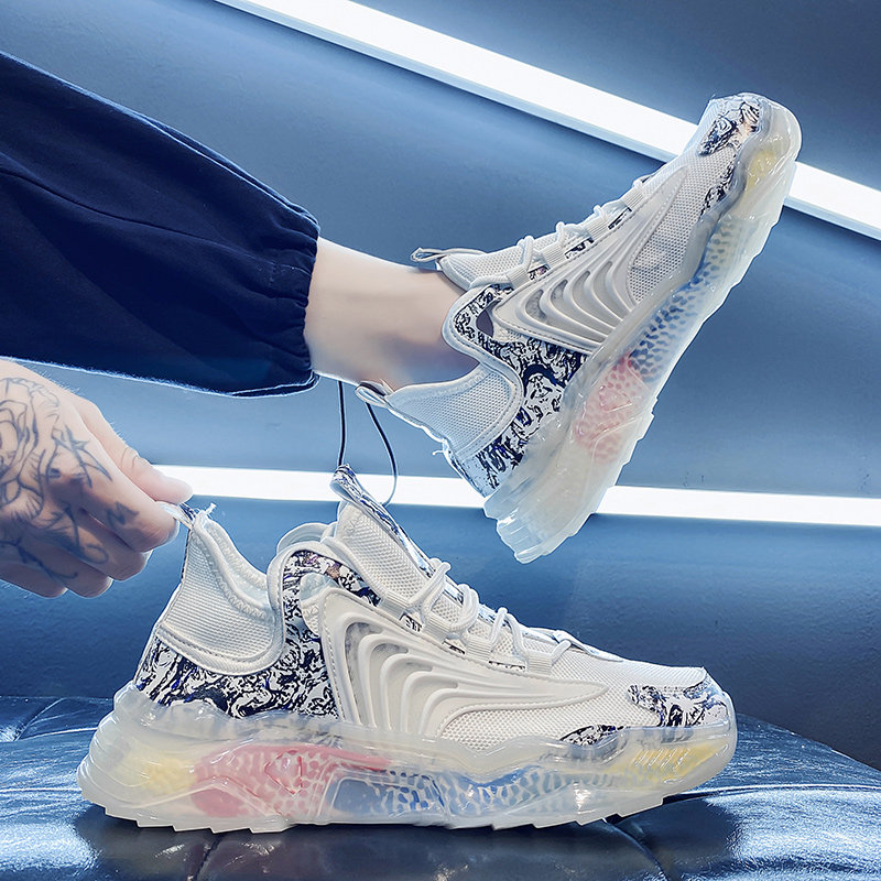 2025新款夏季网面透气薄款男鞋运动休闲网鞋男百搭青少年老爹潮鞋,流行男鞋,老爹鞋,淘宝优惠券,粉丝福利购,淘宝优惠卷