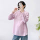 韩版 孕妇装 立领纯棉孕妇衬衫 加绒大码 衬衣 宽松打底衣衬衣冬季 春装