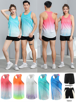 田径训练服男女体育生定制比赛服