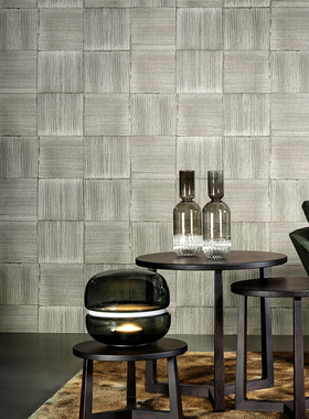 比利时进口ARTE现代轻奢格子图案壁纸53040 53041 53042 53043