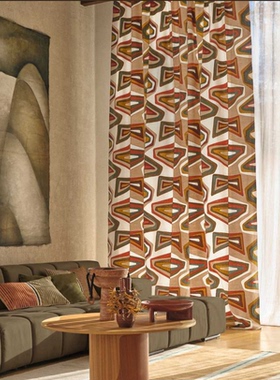 casamance法国进口面料COLORADO现代几何图案客厅窗帘家具靠垫456