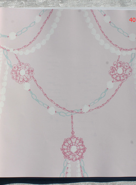 美国进口纯纸儿童卡通女孩项链壁纸FA40701 40704 40709 FA41001