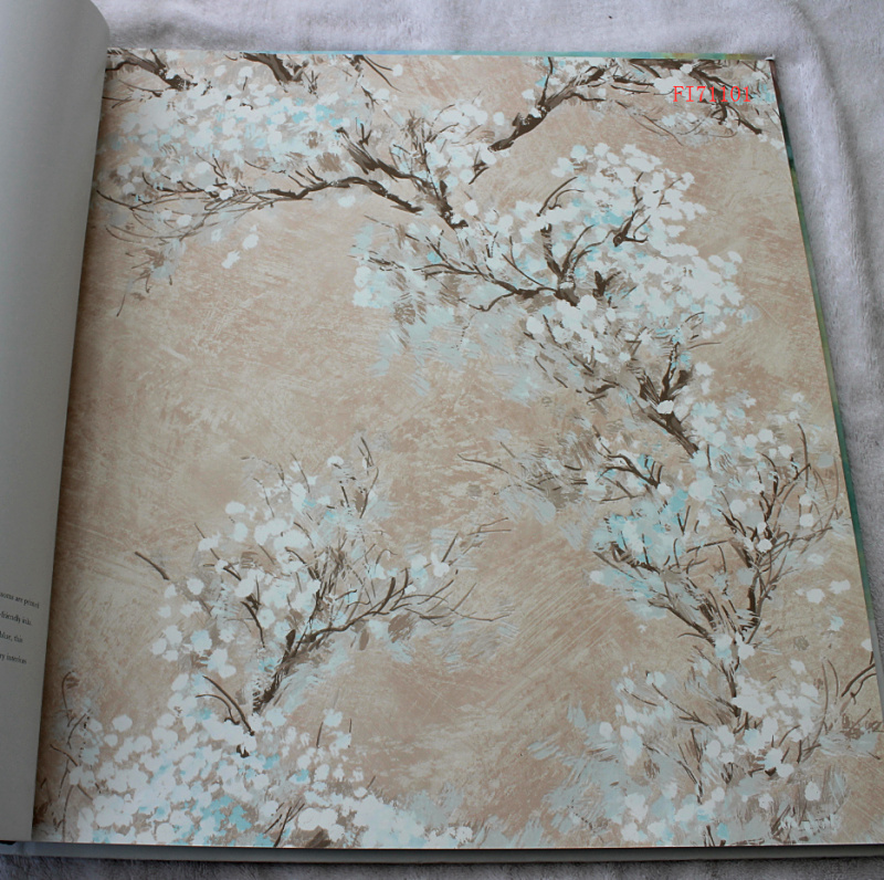 樱花图案现代美式卧室