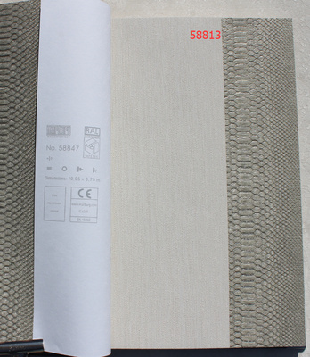 德国无纺布新古典风素色墙纸