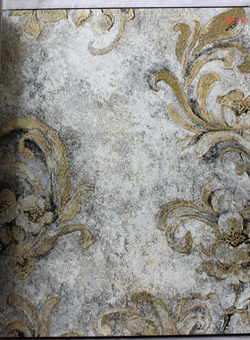 意大利进口做旧铁锈质感花型壁纸82546 82547 82548 82554 82555