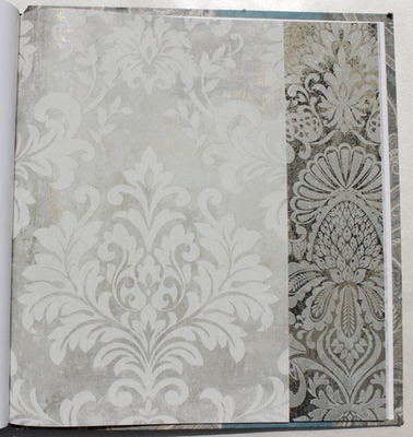 美国欧式风大马士革客厅墙纸