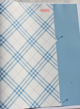 美国进口纯纸小男孩房间方格格图案墙纸FA42502 FA42506 FA42509