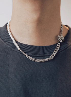 theMADHATcher 「SNAKE KNOT 蛇结」小众设计感贝珠拼接锁骨链