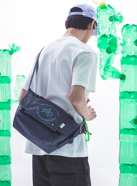 theMADHATcher「环物」户外旅行邮差包单肩斜挎包环保rPET面料