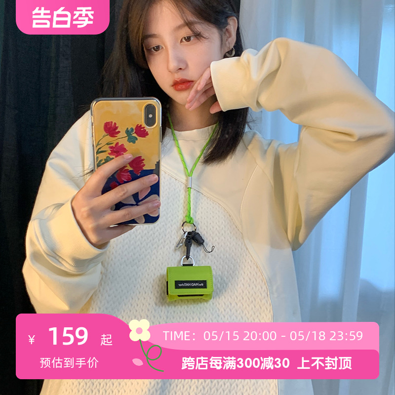 theMADHATcher「矩形徽标」AirPods Pro挂绳耳机包3代保护套 箱包皮具/热销女包/男包 钥匙包 原图主图