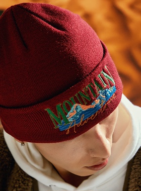 theMADHATcher 「山野之旅」户外机能刺绣针织帽毛线帽男女款冷帽