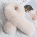 夹子款 狐狸毛围巾围脖狐狸毛领子皮草围巾长款 韩国秋冬女 特价 爆款