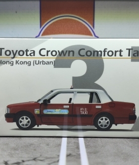微影Tiny 37香港出租车红色的士SE6906计程车178号混动合金车模