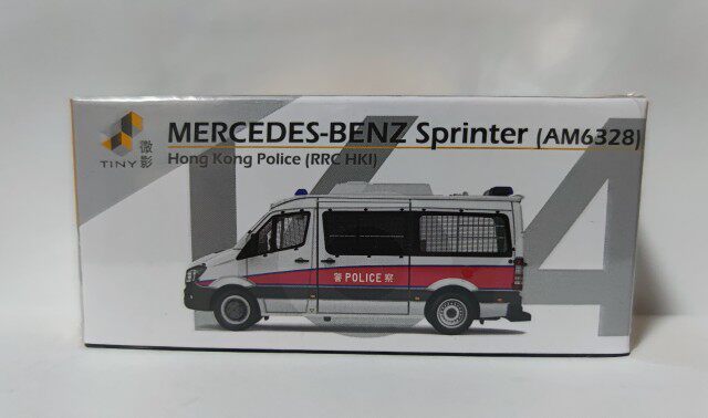 tiny微影 164号冲锋车 奔驰斯宾特 hkp香港警车 1:76合金车模包邮