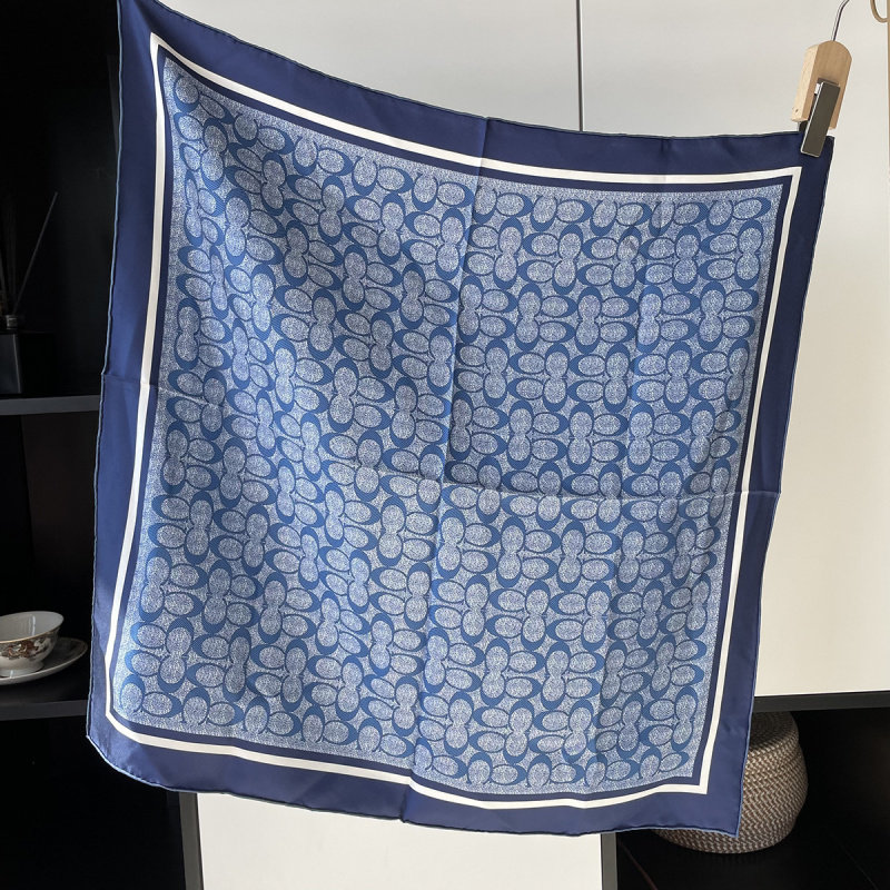 真丝高端100%桑蚕丝围巾女春夏季法式真丝丝巾百搭斜纹70方巾丝巾