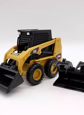 CAT 1/32 卡特226B3 Loader 轮式滑移装载机多功能铲运车模型摆件