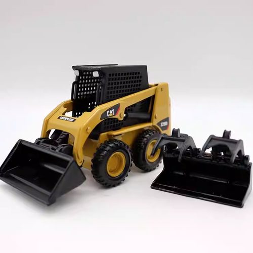 CAT合金1/32滑移装载机工程车模