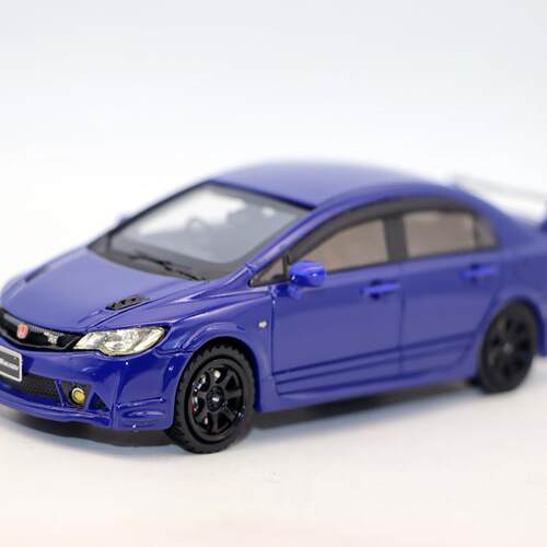 树脂手办车1/43思域汽车模型摆件