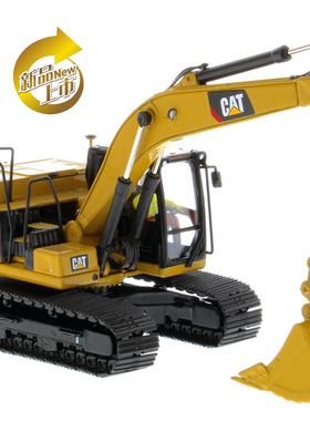 DM CAT 1:50卡特323挖机模型合金仿真挖掘机精品玩具摆件85571