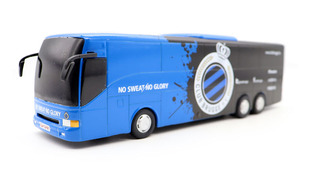 玩具礼品 布鲁日俱乐部Club Brugge球员巴士模型球迷纪念收藏