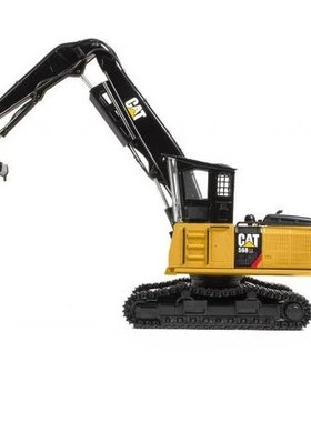 CAT工程车1/50卡特568LL夹木机伐木林业机械模型合金收藏摆件