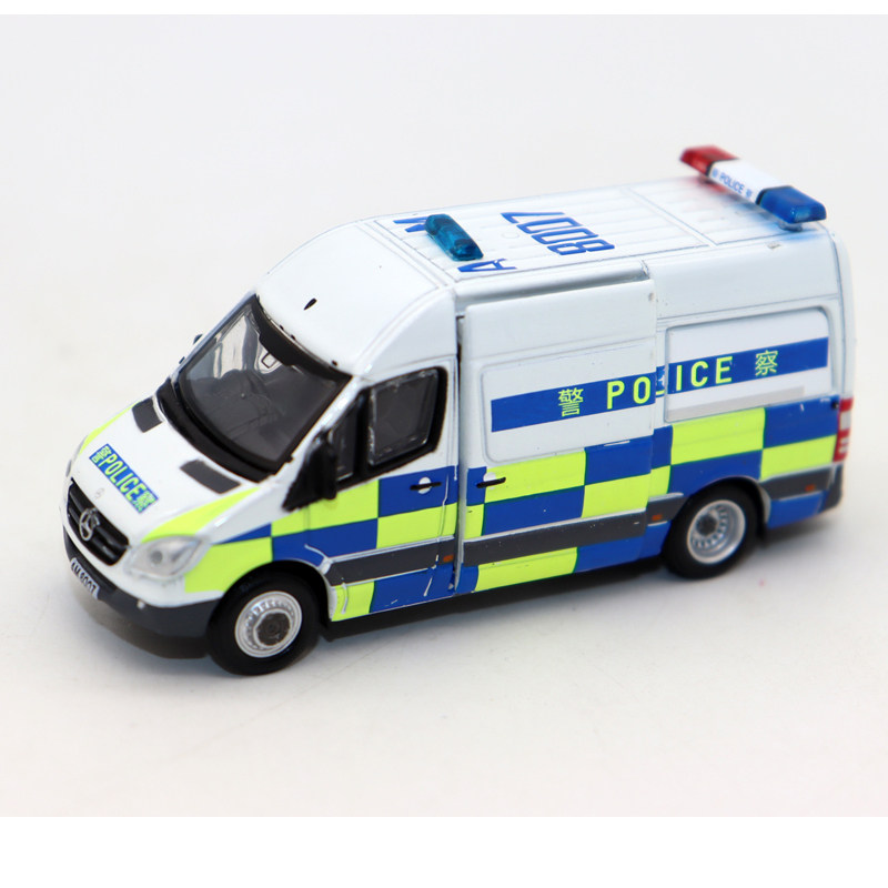 TINY 43微影1/76 Spriter 奔c驰冲锋车香港交通警车模型玩具车
