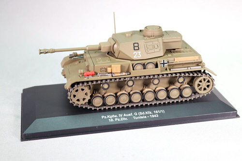 合金1/43德国中型坦克军事模型