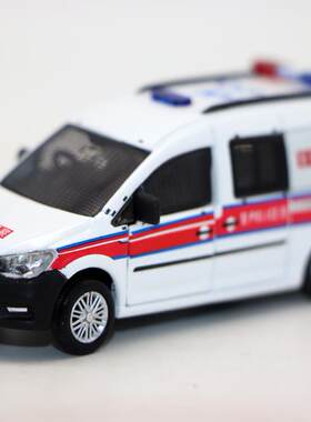 Tiny 80 微影玩具1 64 VW Caddy 大众开迪香港警车模型合金摆件