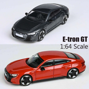 PARA64合金1 64奥迪E tron 跑车汽车模型仿真车摆件礼品 纯电款