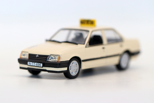 世界的士1/43合金 Opel TAXI 欧宝汽车出租车模型摆件