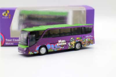 TINY合金1/76澳门巴士玩具模型