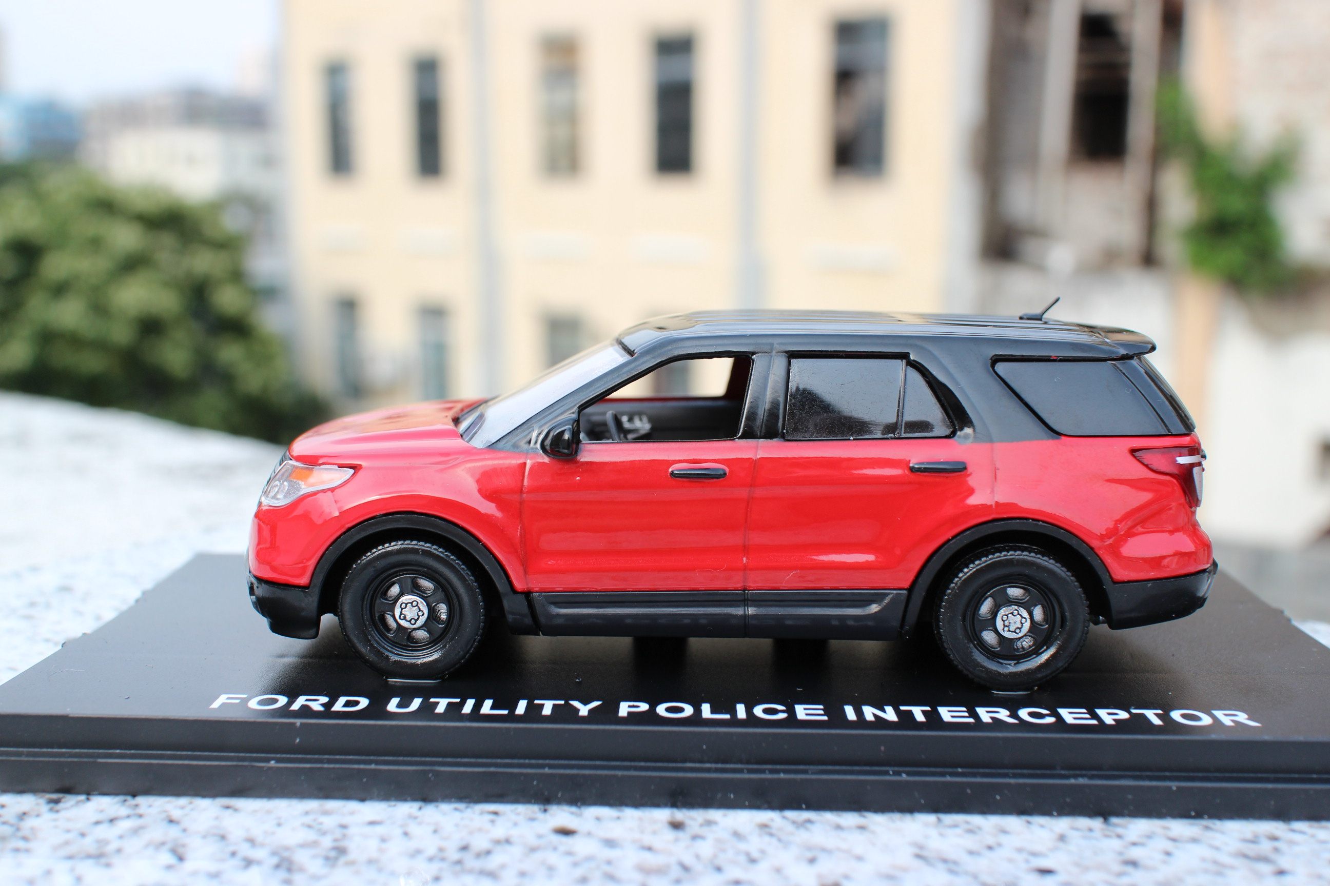 外贸1/43合金车模型 ford utility 福特探险者警车警用经典改装版