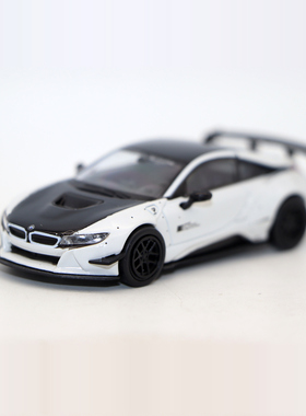 PARA64合金车 1 64 宝m马i8跑车 LBWK宽体改装版跑车模型仿真摆件