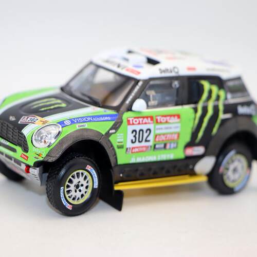IXO合金车 1/43 Mini ALL 4 迷你汽车 越野车达卡赛车模型摆件