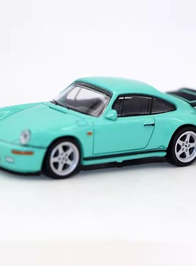 PARA合金车1 64 RUF CTR黄鸟 如虎改装版 保s时捷911跑车模型摆件