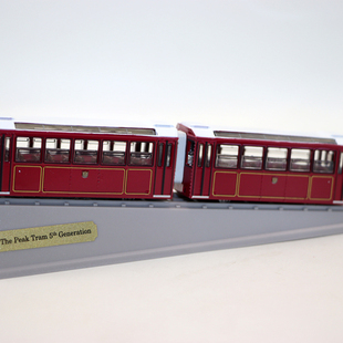 TINY微影 The Peak Tram 5th香港山顶缆车第五代模型合金车摆件