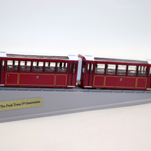 TINY微影 The Peak Tram 5th香港山顶缆车第五代模型合金车摆件