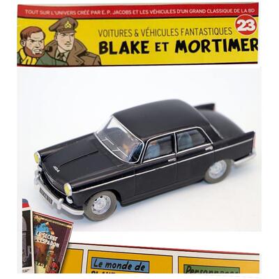 1 43 Blake Mortimer 卡通漫画 Peugeot 404标致玩具车模型