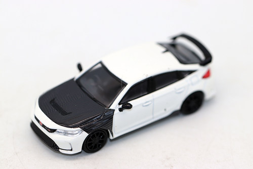 PARA 2025本田思域Type R FL5跑车碳纤维套件汽车模型1/64合金