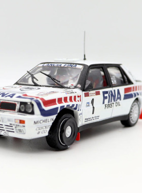 VITESSE威姿 1 43 合金车 Lancia Delta 蓝旗亚拉力赛车模型经典