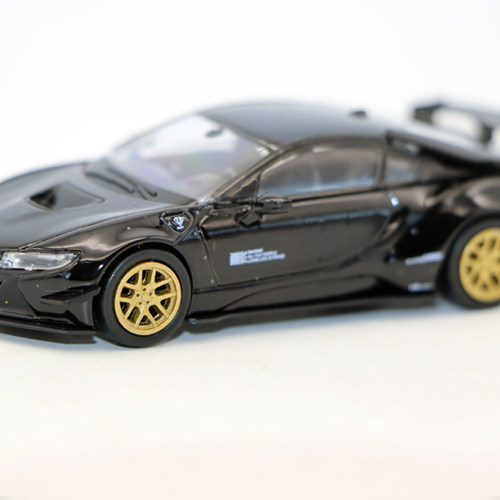 lbwk宽体改装1/64宝马i8跑车模型