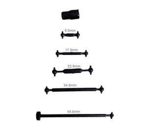 HO火车模型电机传动杆连接器配件1 87比例电动火车改装马达传动轴