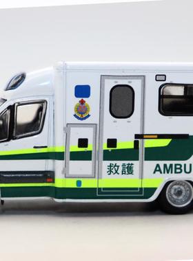 Tiny 50微影1:76奔C驰Sprinter斯宾特香港医疗辅助队救护车模型