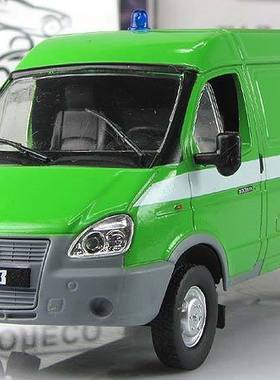 1 43合金车GAZ 2705 gazel 嘎斯汽车商务多用车俄罗斯车模型